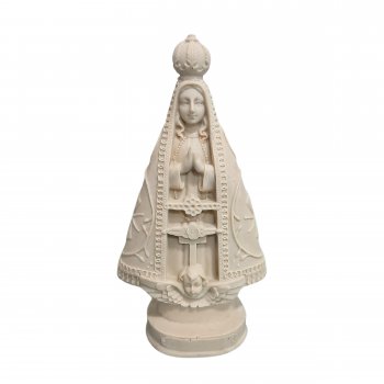 Escultura em Resina Nossa Senhora Aparecida Com Relevo 14 cm