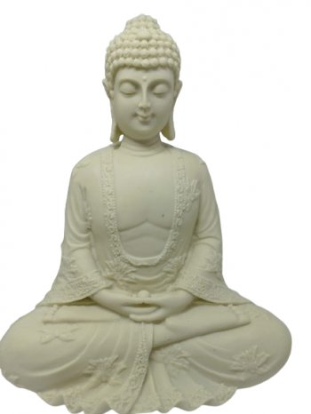 Buda Meditando com bolinha na mao 20 cm