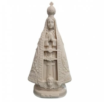 Escultura em Resina Nossa Senhora Aparecida Relevo 30 cm